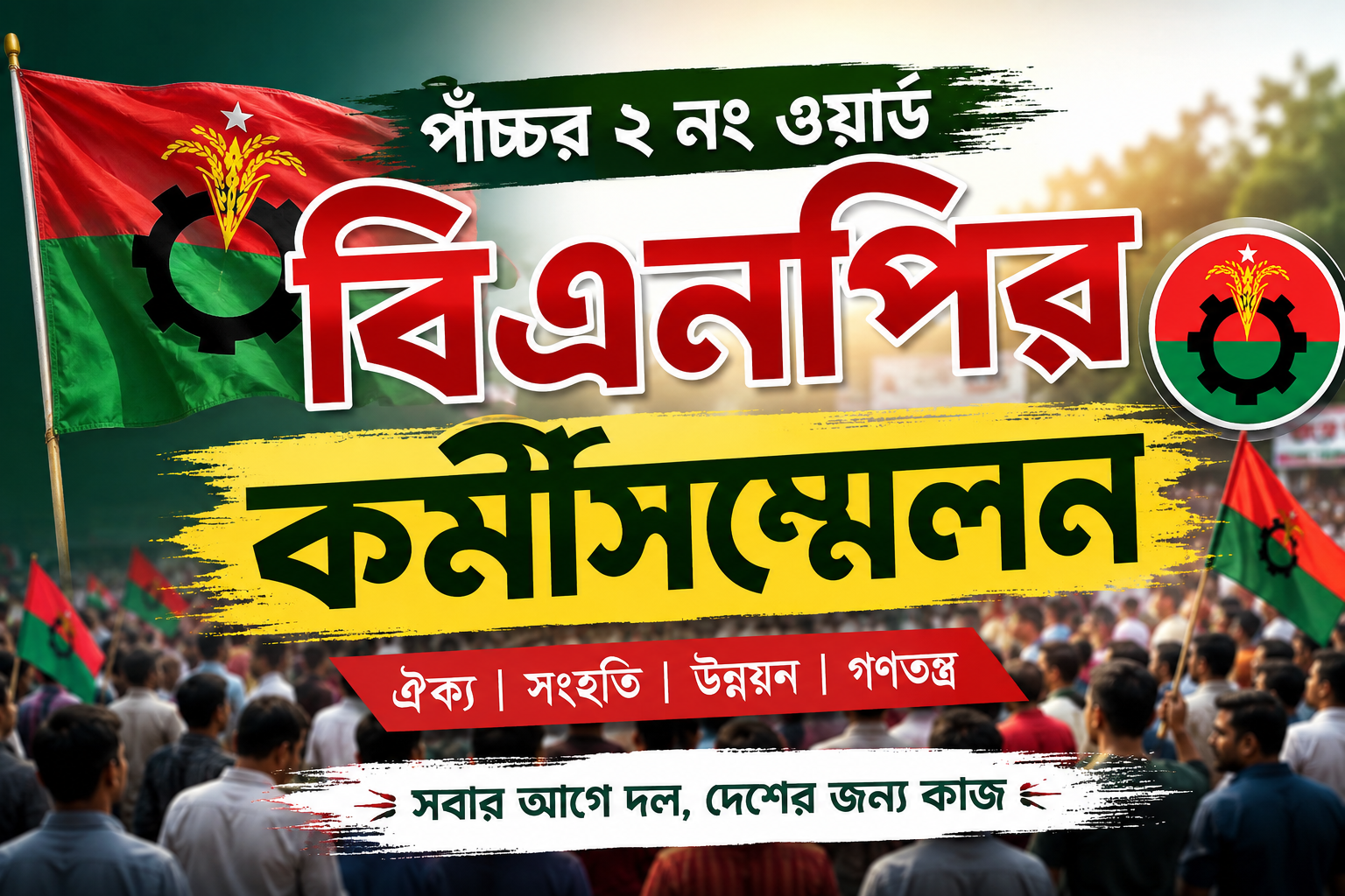 শিবচরের পাঁচ্চর ২ নং ওয়ার্ড বিএনপির কর্মী সম্মেলন